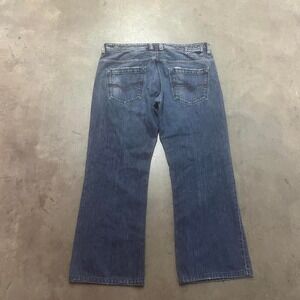 Vintage Diesel Koffha men's blue wide leg jeans 90s skate bootcut 36